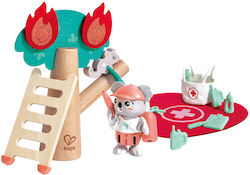 Holzset Hape Rettungsdienst 17 Teile
