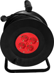 Tambur prelungitor Samus 4 prize Schuko 40m 3680w 3x 1.5mm² Ip20 4pt40-3680 Tambur prelungitor Samus 4 prize Schuko 40m 3680w 3x 1.5mm² Ip20 4pt40-3680