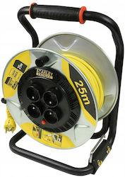 Stanley Reel Extension Cord 25m 3x1.5mm 16a Ip20 Stanley Reel Extension Cord 25m 3x1.5mm 16a Ip20