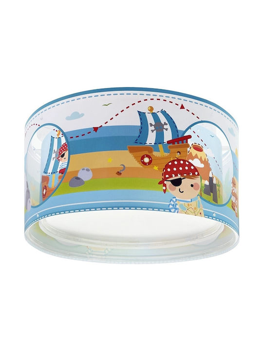 Ango Einfaches Licht Kinderdeckenleuchte Deckenleuchte montieren 15W mit Fassung E27 Transparent 33x16.5cm