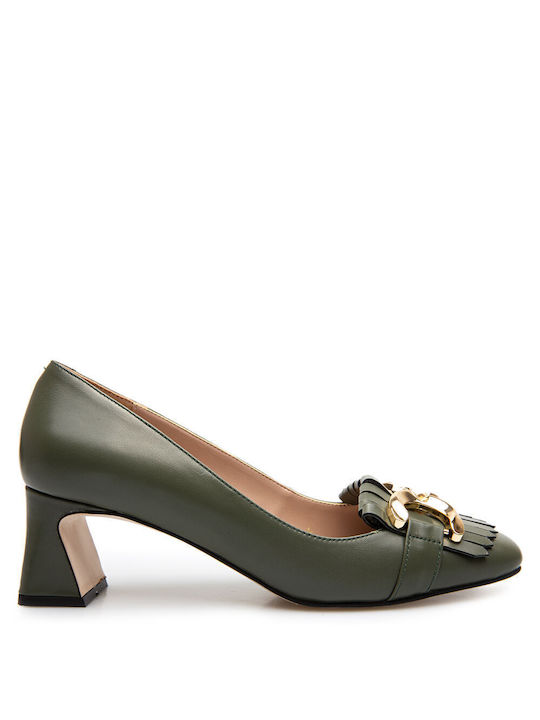 Labrini Khaki Heels