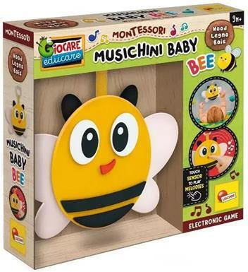 Lisciani Giochi Ζωάκι Musical Bee από Ξύλο με Μουσική