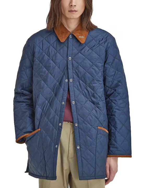 Barbour Jacket Puffer Blue