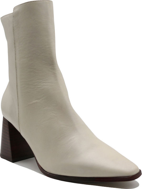 Stiefeletten Damen Beige