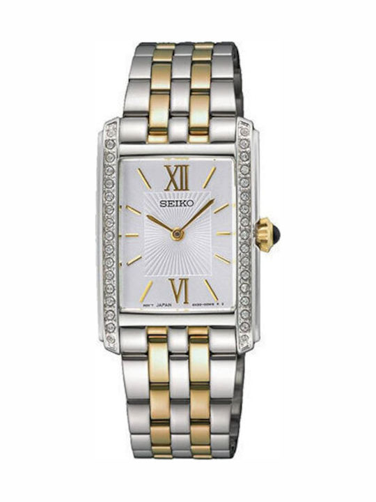 Seiko Women's Watch 22.7mm Battery with Silver Stainless Steel Bracelet
