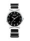 Bering Time Women's Watch Solar with Black Ceramic Bracelet