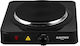 Albatros AP16B Countertop Burner Emaille Single Schwarz