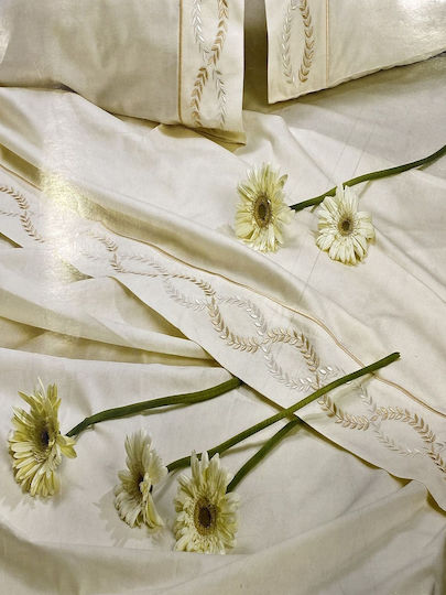 Valentini Bianco Σετ Σεντόνια Υπέρδιπλα 240x280εκ. Λευκό (4τμχ)