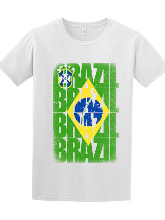Gildan Kinderoberteile T-Shirt Weiß