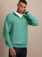 Troyer Long Sleeve Sweater Green
