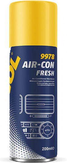 Spray Mannol Air-con Fresh Spray Καθαρισμού Air Condition Αυτοκινήτου Μπόμπα Sct 9978 200ml