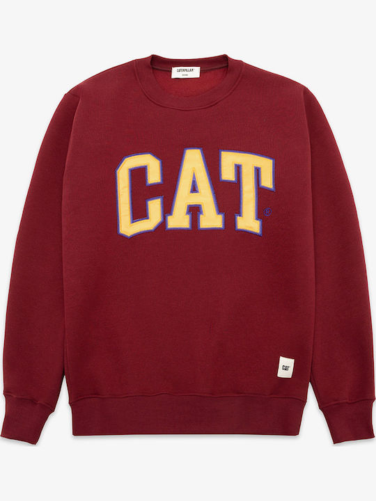 CAT Sweatshirt Maroon