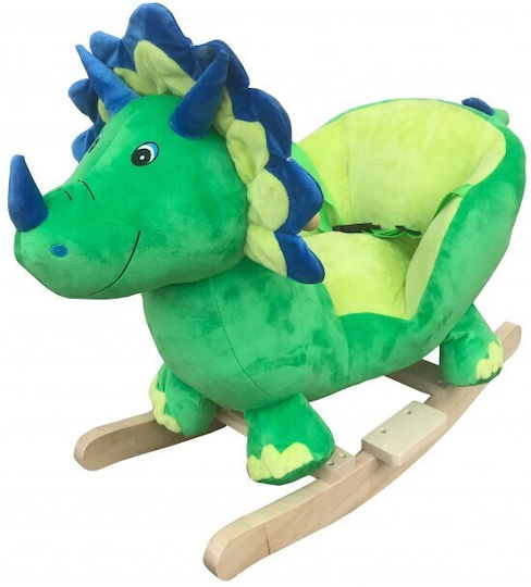 Skorpion Wheels Δεινοσαυράκι Κουνιστό Παιχνίδι Δεινόσαυρος για 18+ μηνών για Βάρος έως 35kg Πράσινο
