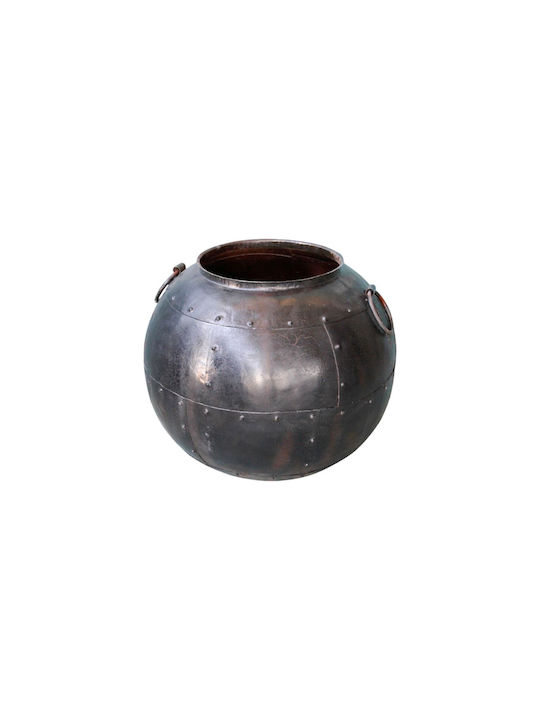 Romimex Flower Pot 50x50cm Black