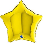 Balloon Foil Marriage Star Yellow 46cm