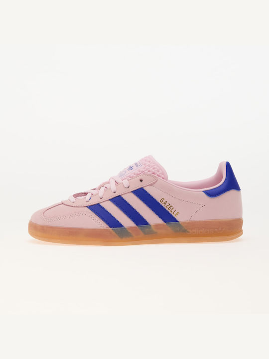 adidas Gazelle Indoor  Sneakers Clear Pink / Lucid Blue / Gum  JI1371 | Skroutz.gr
