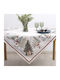 Dimeco Christmas Tablecloth Gray L140xW140cm.