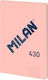 Milan Σημειωματάριο Α4 48 Φύλλων Μιλιμετρέ Ροζ