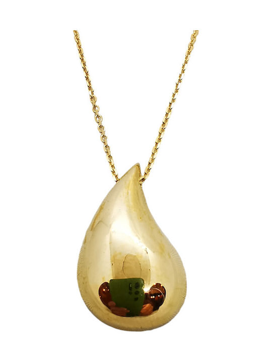 Kosmima1 Charm mit Design Träne aus Gold 14K