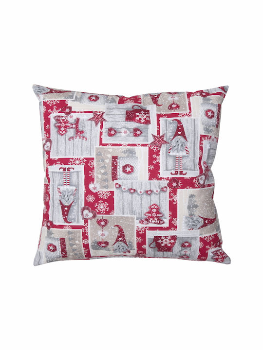 Dimeco Christmas Decorative Pillowcase Red 45x45pcs