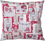 Dimeco Christmas Decorative Pillowcase Red 45x45pcs