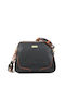 Doca Damen Tasche Crossbody Schwarz