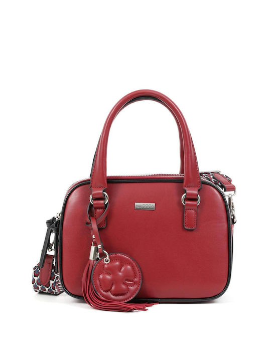 Doca Damen Tasche Hand Rot