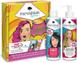 Messinian Spa Spa Pop Olive & Vegan Keratin Σετ Κερατίνης 2τμχ