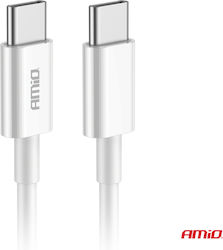 Data Charging Cable Usb Type-c To Usb Type-c 60w A 100cm Fulllink Amio White