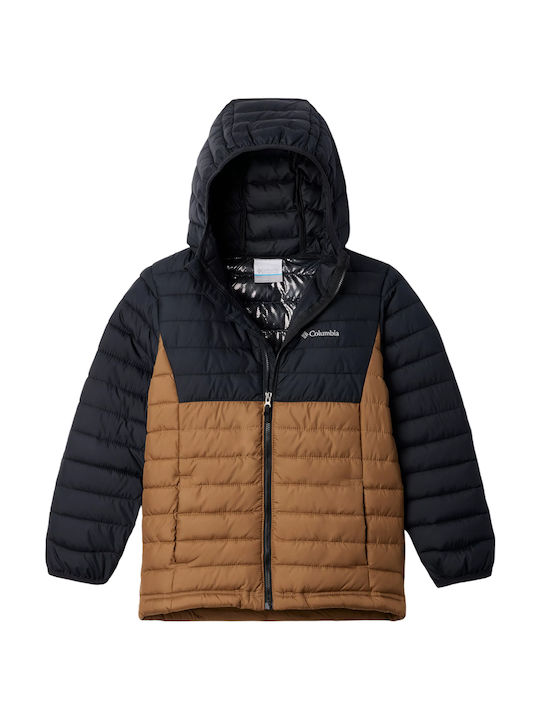 Columbia Kinder Freizeitjacke mit Kapuze Schwar...