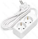 Aigostar Steckdosenleiste 2 Positionen mit Kabel 1.5m