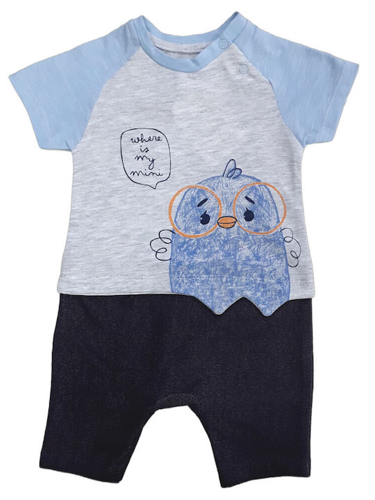 Evita Baby Strampler Grey