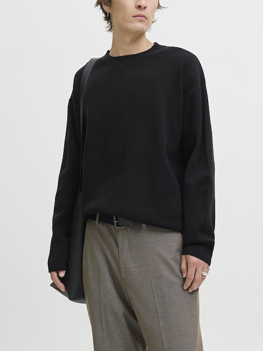 Jack & Jones Πουλόβερ Μακρυμάνικο Black