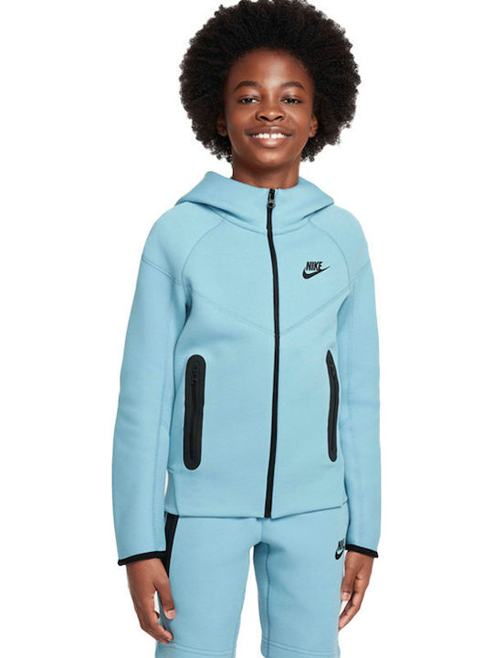 Nike Αθλητική Παιδική Ζακέτα Βαμβακερή με Κουκο...