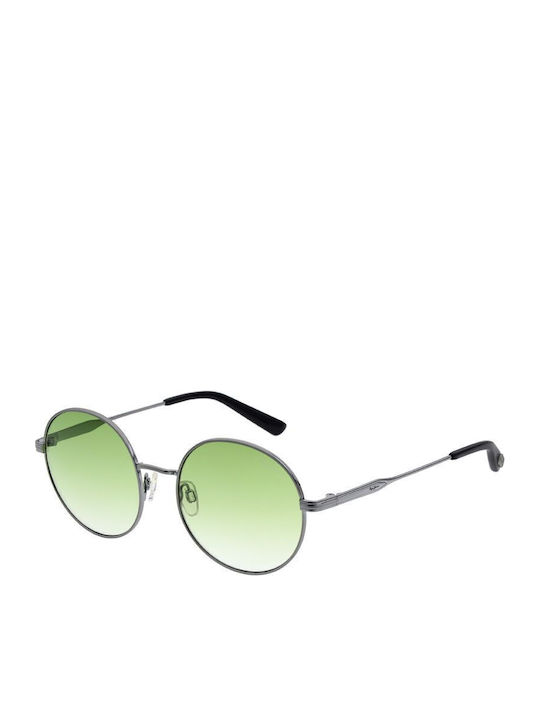 Pepe Jeans Florence Unisex Ochelari de soare cu Argintiu Cadru și Verde Degrade Lentilă PJ5196-940