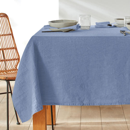 La Redoute Interieurs Față de masă Din Bumbac Albastru 170x350cm