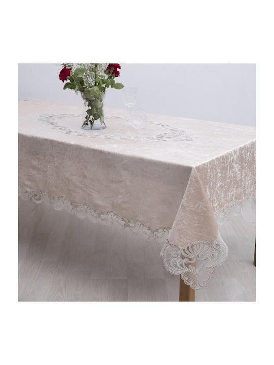 Dimeco Tablecloth 2138 Beige 160x220cm