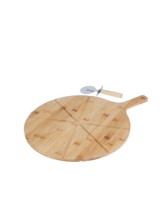 Excellent Houseware Pizza-Servierplatte Hölzernes 2Stück Excellent Houseware Pizza-Servierplatte Hölzernes 2Stück