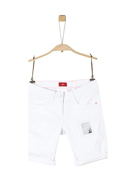 Kids' Shorts/Bermudas Fabric White