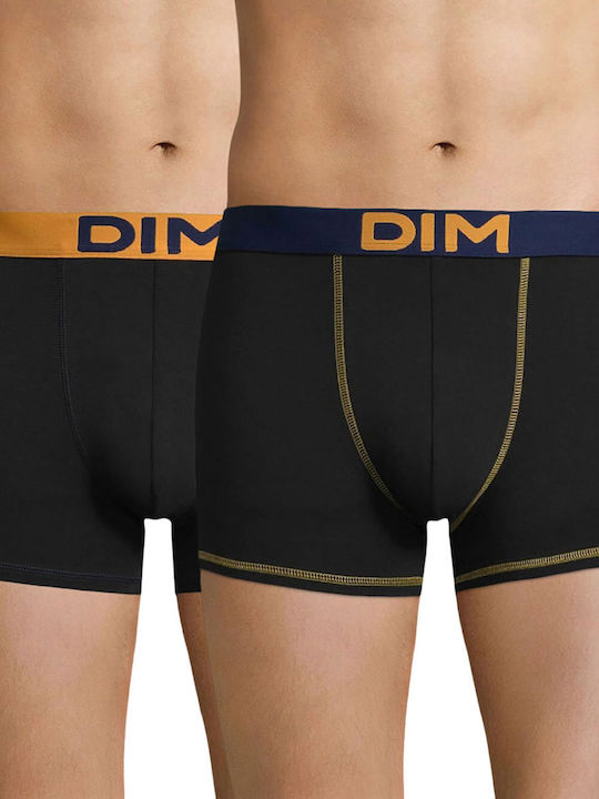Dim Ανδρικά Μποξεράκια Μαύρα 2Pack