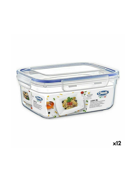 Dem Plastic Lunch Box 24cm 12pcs