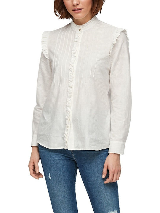 Women's Long Sleeve Shirt White