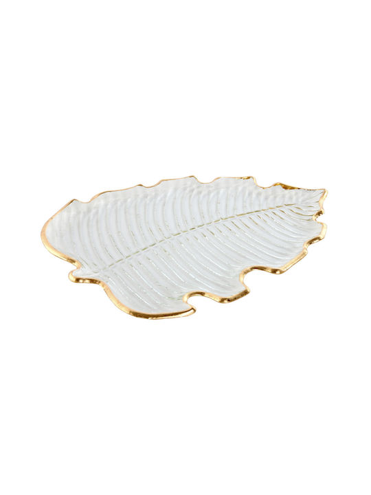 Home Esprit Decorative Platter Transparent 28x20x2cm