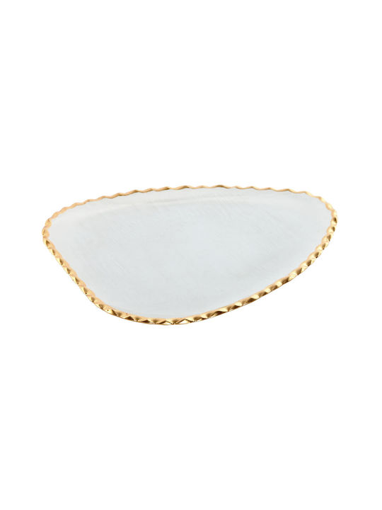 Home Esprit Decorative Platter Transparent 29x23x2cm