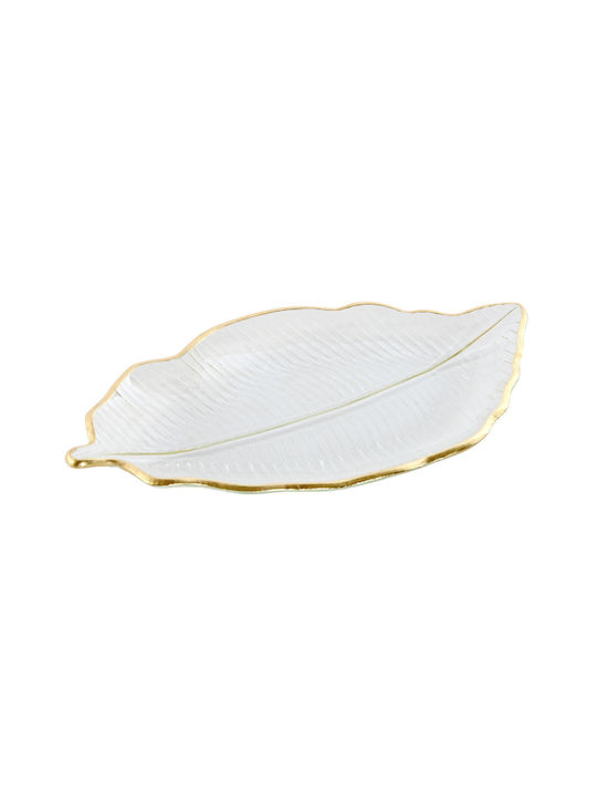 Home Esprit Decorative Platter Transparent 31x17x2cm