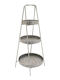 Marhome Metallic Round Decorative Tray 39.5x39.5cm