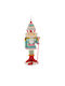 Hängender Nussknacker Ornament Polyresin Mehrfarbig