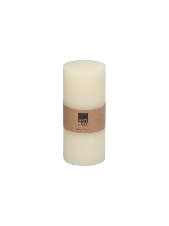 Plastona Decorative Candle Beige 1pcs