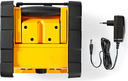 Nedis RDFM3100YW Φορητό Ραδιόφωνο Μπαταρίας με Bluetooth Κίτρινο