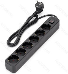 Aigostar Power Strip 6 Sockets with 1.5m Cable